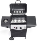 Barbecue a Gas GPL con Pietra Lavica 1 Fuoco Ompagrill 4939 Double