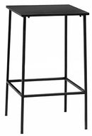 Tavolino Quadrato Alto da Giardino 60x60 cm in Ferro Vorghini Angera Antracite