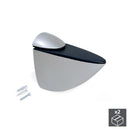 Reggipiano per Mensole di Legno/Vetro Imballo 1 Set Verniciato Alluminio e Zama Emuca