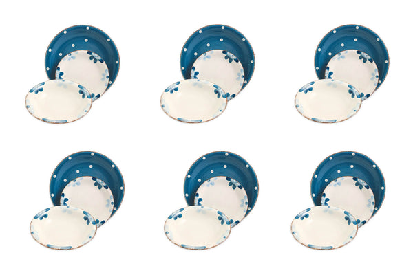 Service de table 18 pièces en grès VdE Tivoli 1996 Margarita Azzurro acquista