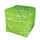 Pouf Puff Pouf Cube 40x40x40cm Big City Vert Avalli
