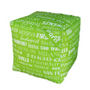Pouf Puff Puf Cubo 40x40x40cm Big City Verde Avalli