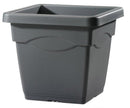 Vaso 45x45x40,1 cm in Polipropilene Quadro 45 Antracite
