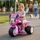 Triciclo Elettrico per Bambini 6V Samurai Disney Minnie Fino a 2–3 km/h Rosa   