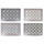 Lot de 4 sets de table 45x30 cm en PVC VdE Tivoli 1996 Géométrique