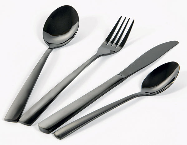 Ménagère 24 Pièces Service en Acier VdE Tivoli 1996 Moderne Noir sconto