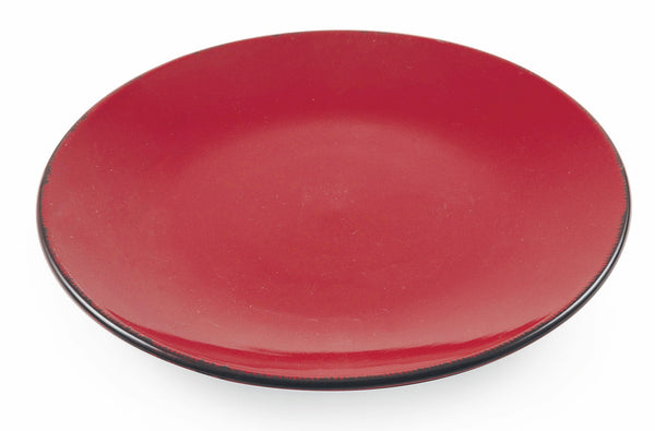 Set de 6 Assiettes à Fruits Ø18,5x2 cm en Grès VdE Tivoli 1996 Baita Glazed Rossi prezzo