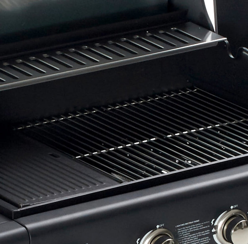 Barbecue a Gas con 3 Bruciatori Termometro e Fornello Laterale 3F Taddei Deluxe