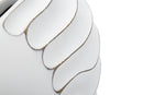 Vaso Lines 34x24,5x11,5 cm in Poliresina Bianco