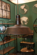 Lampadario Industry Ø46x32 cm in Ferro