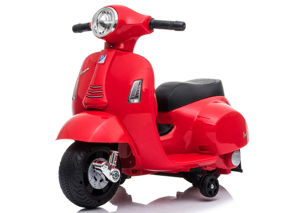 Scooter Elettrico per Bambini Licenza Ufficiale Piaggio Vespa Small 7,2V 2,5Ah Rosso sconto