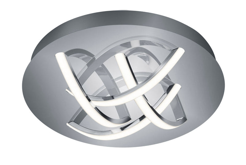 Plafoniera da Interno a LED in Metallo Cromo