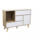 Mobile Emory 119x39,5x85,6 h cm in Truciolare bilaminato Bianco