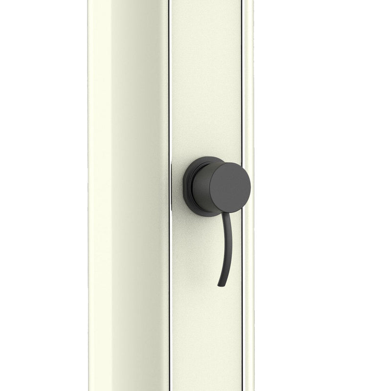 Doccia Solare da Giardino 35L Miscelatore e Lavapiedi Sined Dafne Bianca