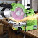 Affilacatene Elettrico 230W 2 Dischi 14,5 cm Affila Catena Motosega da Banco Verde      