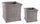 Set 2 Vasi Cement Qu Grigio