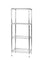 Etagère 4 Etagères 60x60x160 cm en Métal Chromé Tosini