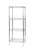 Scaffale 4 Ripiani 60x60x160 cm in Metallo Cromato Tosini