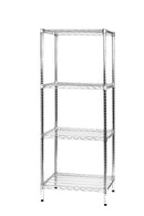 Scaffale 4 Ripiani 60x60x160 cm in Metallo Cromato Tosini