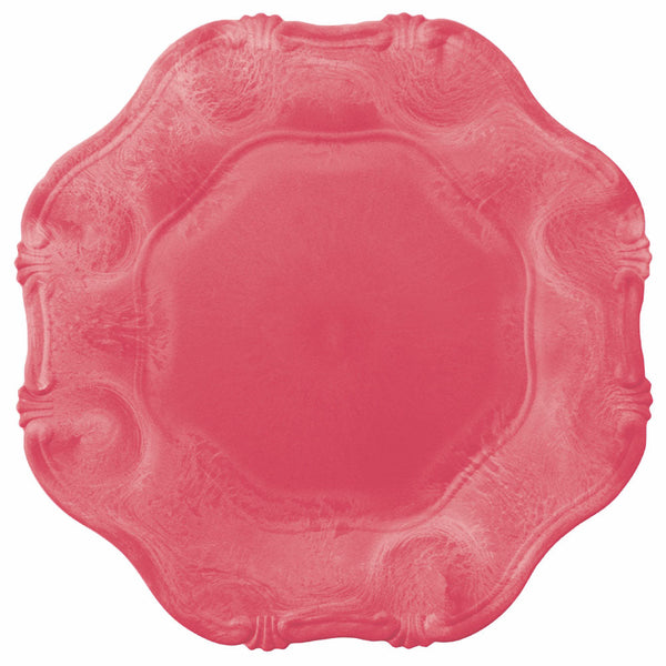 acquista Lot de 6 sets de table en plastique Ø 34 cm VdE Tivoli 1996 Hippie Festonné Amarena
