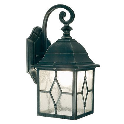 Petite applique murale carrée couleur noir et argent pour l'extérieur Rice Sovil Line acquista