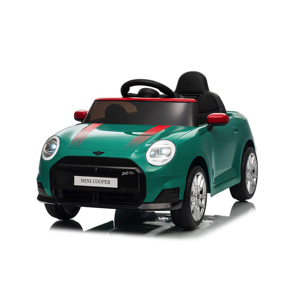 prezzo Macchina Elettrica per Bambini Licenza Ufficiale Mini Cooper S Cabrio 12V Sedili in Pelle e Telecomando Verde