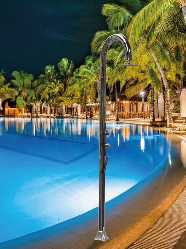 Doccia da Giardino con Soffione e Doccetta Arkema Diamond Inox I345 sconto