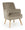 Fauteuil Adeline Tortora en Velours Tortora
