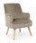 Fauteuil Adeline Tortora en Velours Tortora