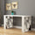 Bureau 140x60x75 cm en MDF Labirent Blanc