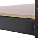 Set 3 Scaffali Senza Bulloni 90x45x180 cm in Acciaio Nero  