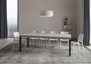 Tavolo Allungabile 120/380x90 cm Everyday Premium Cashmere Gambe Antracite      