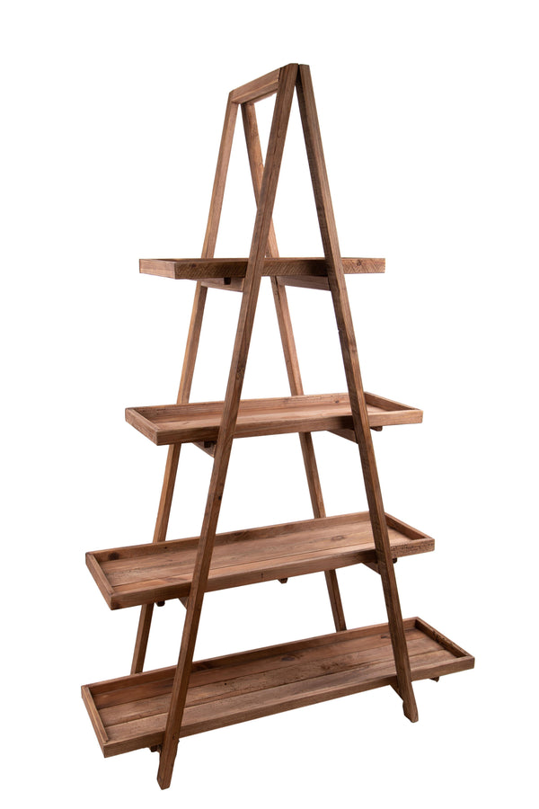 acquista Étagère à casseroles 4 niveaux 120x43 H 182 cm Bois