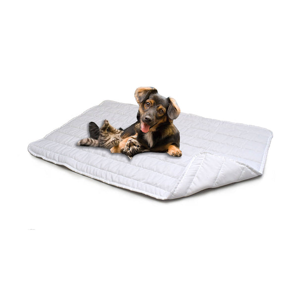 online Tapis rembourré pour Chiens Chats Doubleface blanc/blanc