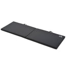 Tappetino Ginnastica Pieghevole 180x60x5 cm Antiscivolo Materassino Fitness Nero      