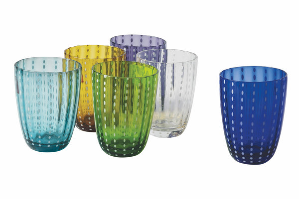 sconto Lot de 6 verres à eau en verre 300 ml Villa d'Este Home Tivoli Kalahari