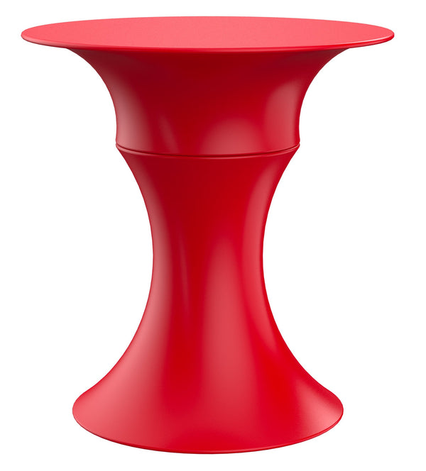 sconto Tavolino da Giardino Componibile Ø37x47 cm in Resina Arkema Olimpo Cherry