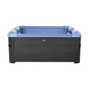 Vasca Idromassaggio da Esterno Spa Smontabile 160x160x65 cm 6 Persone Oslo Sapphire Pannello OLED