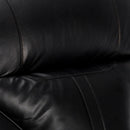 Poltrona Relax Reclinabile Manuale 90x74x130 cm in Similpelle Nero