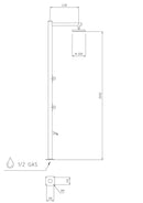 Doccia da Giardino 2 Temporizzatori e Lavapiedi Ama Luxury Venere