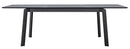 Tavolo Allungabile da Giardino 160/240x102x75 cm San Donato in Alluminio Antracite