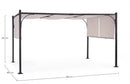 Pergola da Giardino 4x3xh2,25m Slide Antracite/Grigio