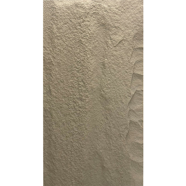 Set 10 Pannelli Decorativi Area 7,2 mq 120x60x3 cm Rivestimento Murale Effetto Pietra Naturale 3D in PU Grigio Cemento online