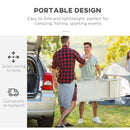 Set 2 Sedie Sdraio 96,5x58x91,5 cm in Alluminio Beige