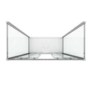 Box Doccia Rettangolare 3 Lati 2 Ante Scorrevoli In Cristallo H198 Fosterberg Viborg Trio