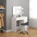 Sgabello con ruote Nero Seduta imobottita e Schienale Basso, Base Acciaio 360