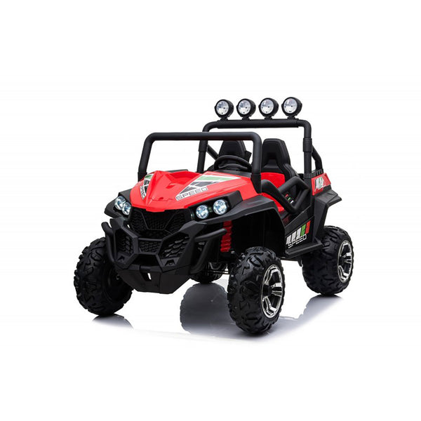 acquista Macchina Elettrica per Bambini Licenza Ufficiale Polar 24V Fuoristrada 2 Posti Rosso