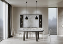 Tavolo Allungabile 160-264x90x80 cm Bridge Evolution Marmo