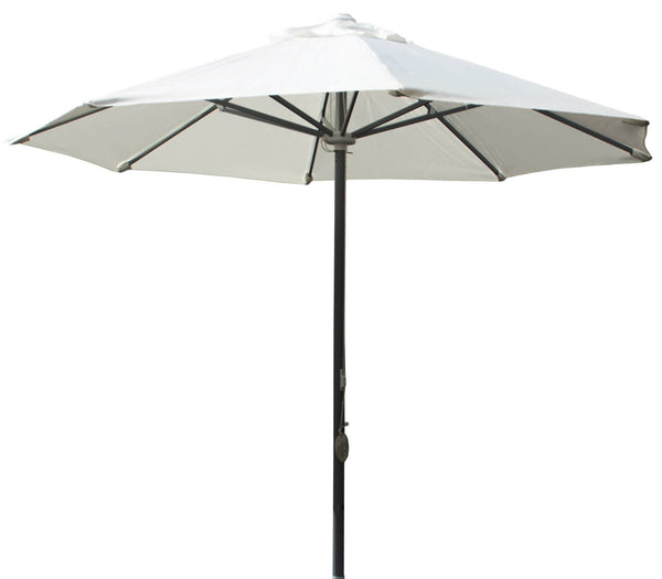Parasol de jardin Ø2,7 m Mât Ø48 mm en Aluminium Kraus Tre Blanc sconto