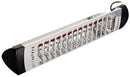 Stufa Elettrica ad Infrarossi 91,2x15x10 cm da Parete 1800W Moel Sharklite